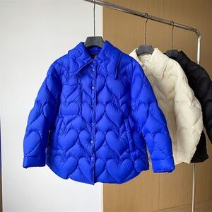 JNBY Blue Quilted Puffer Jacket